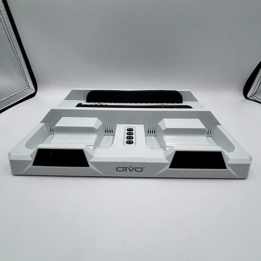 OIVO (IV-X0022W) - PSX1X/X1S/X1 Stand - W Cooling Fan & Dual Controller Charger